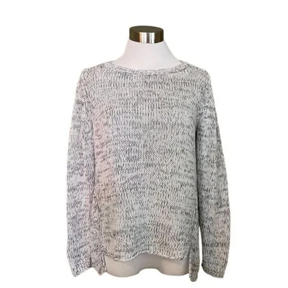 Eileen Fisher Linen Marled knit sweater